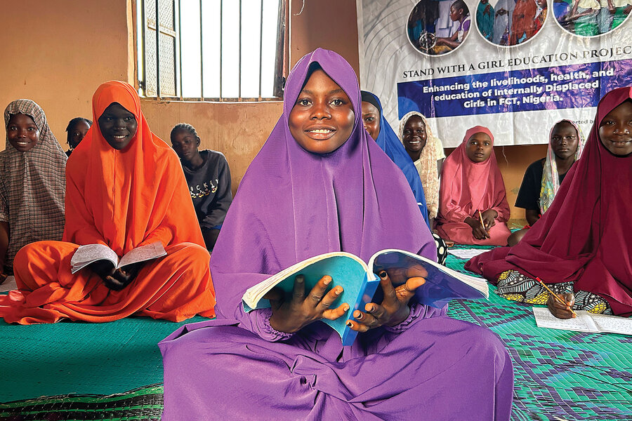 Girls displaced in Nigeria get help returning to school